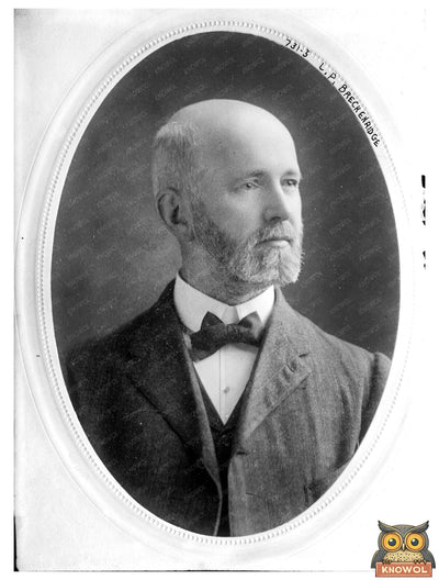 Vintage Portrait of Influential 20th Century Politician