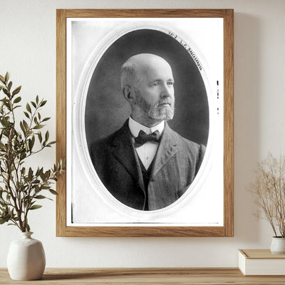 Vintage Portrait of Influential 20th Century Politician