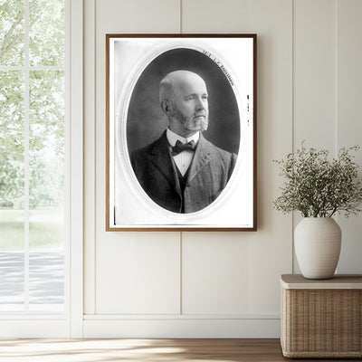 Vintage Portrait of Influential 20th Century Politician