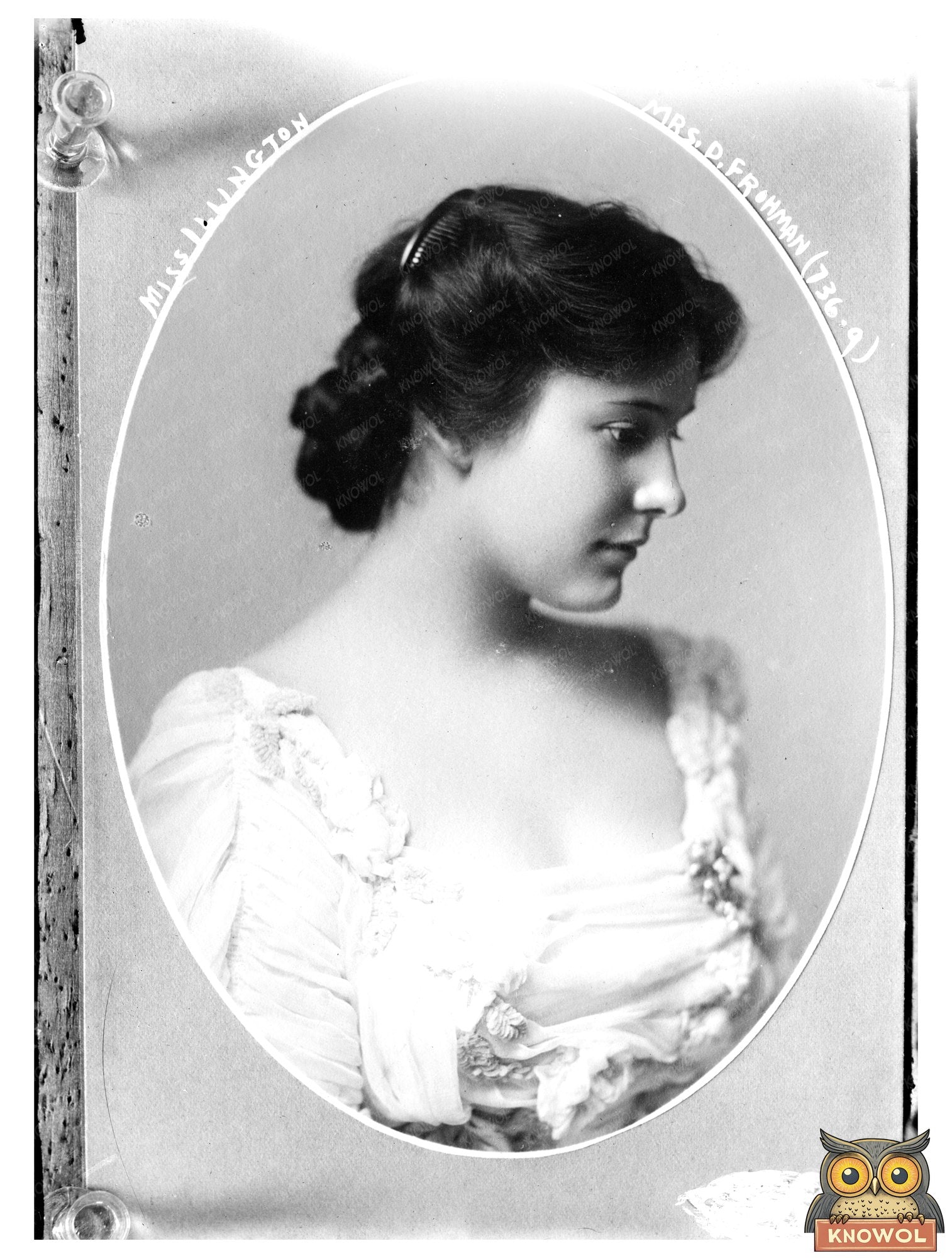 1909 Portrait of Miss Illington, Theatrical Star