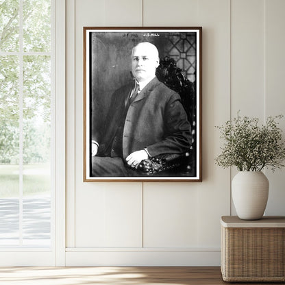 J.F. Hill in Quiet Contemplation – Vintage Portrait