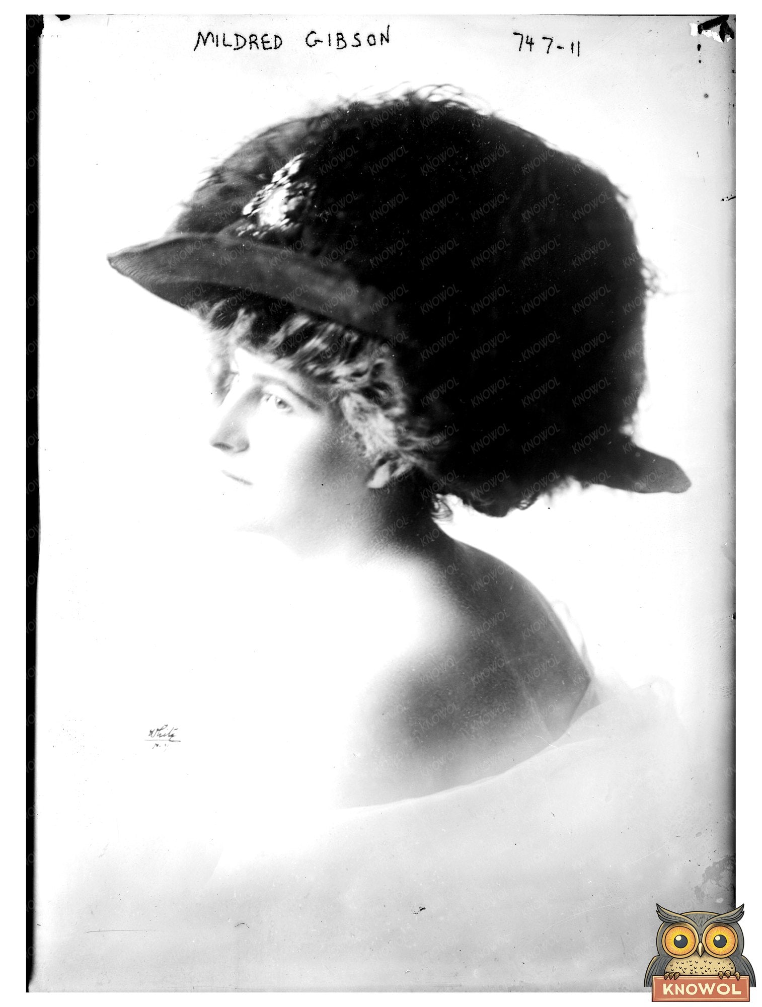 Vintage Portrait of Mildred Gibson, New York Icon