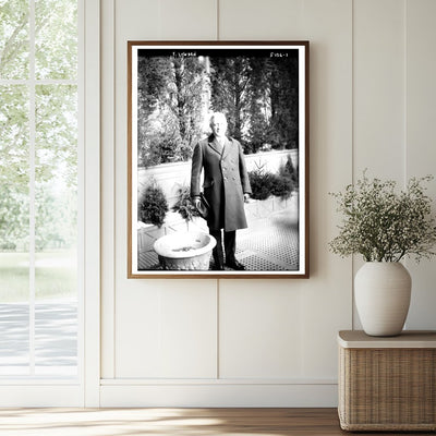 F. Lowden: Dapper Illinois Governor in Topcoat