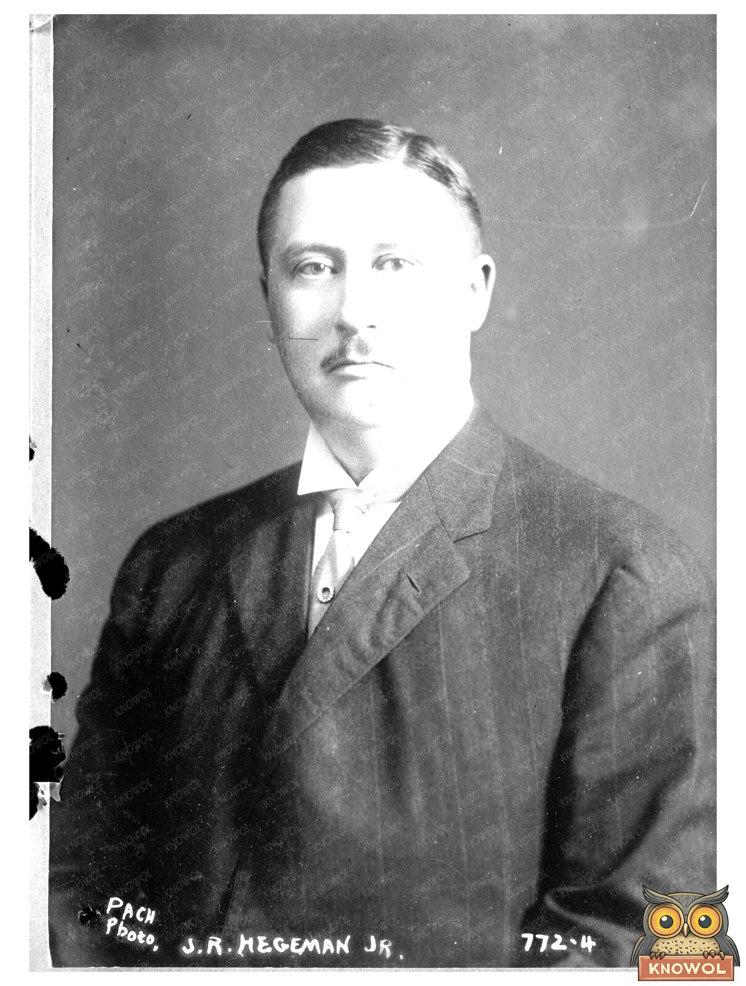 J.R. Hegeman: Early 20th Century Icon from Pach Bros.