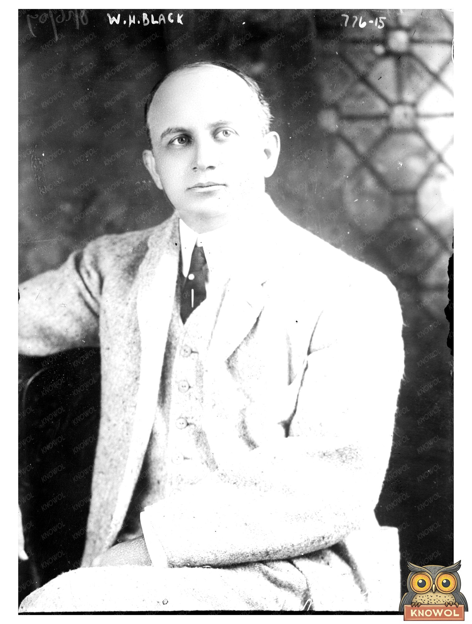 Portrait of W.H. Black: A 20th Century Icon