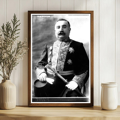 Portrait of H. H. Topakyan in Glass Negative Format