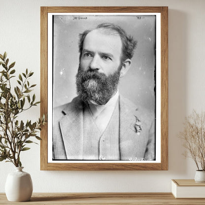 Portrait of Jay Gould: 19th Century Railroad Tycoon