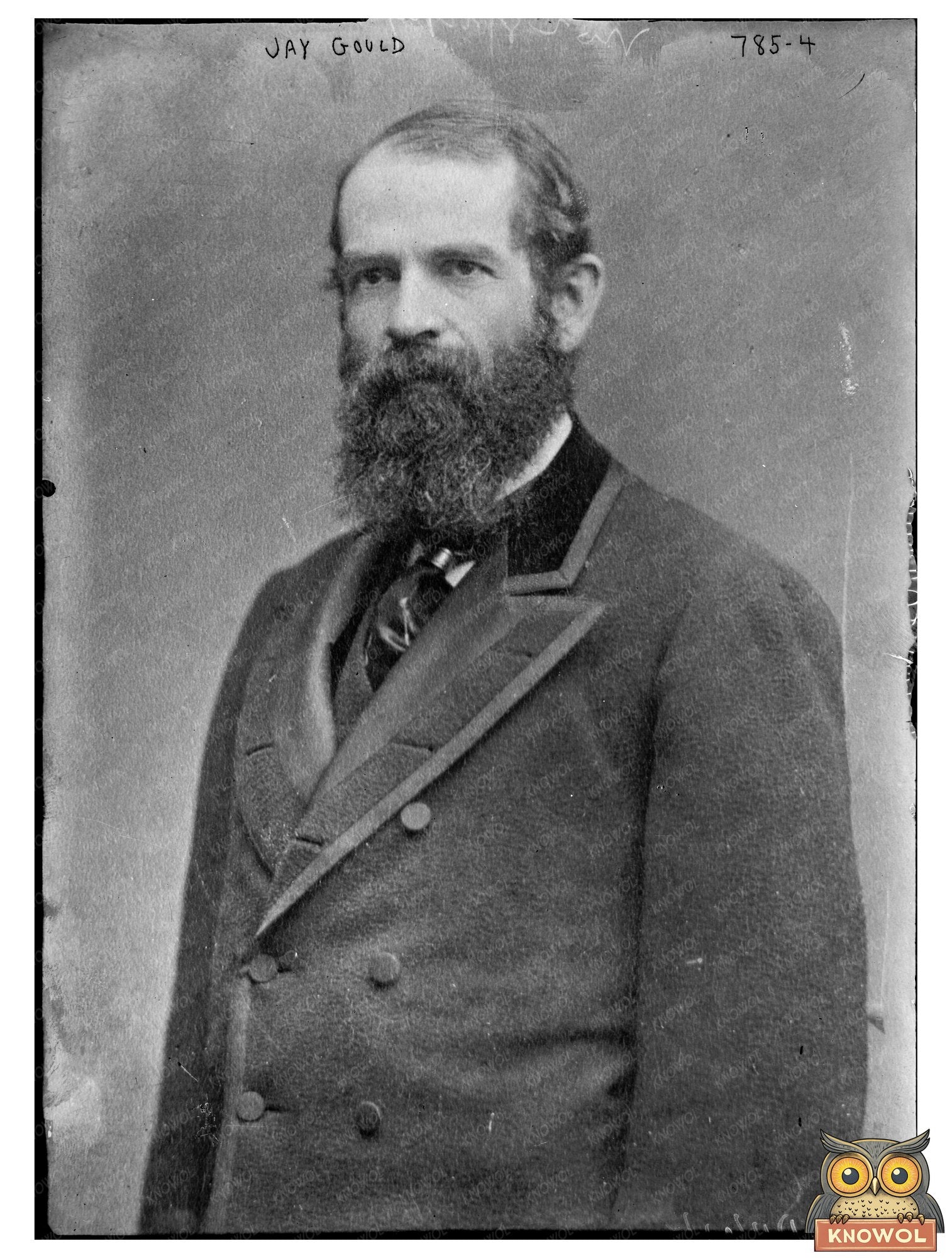 1909 Portrait of Jay Gould: Gilded Age Icon