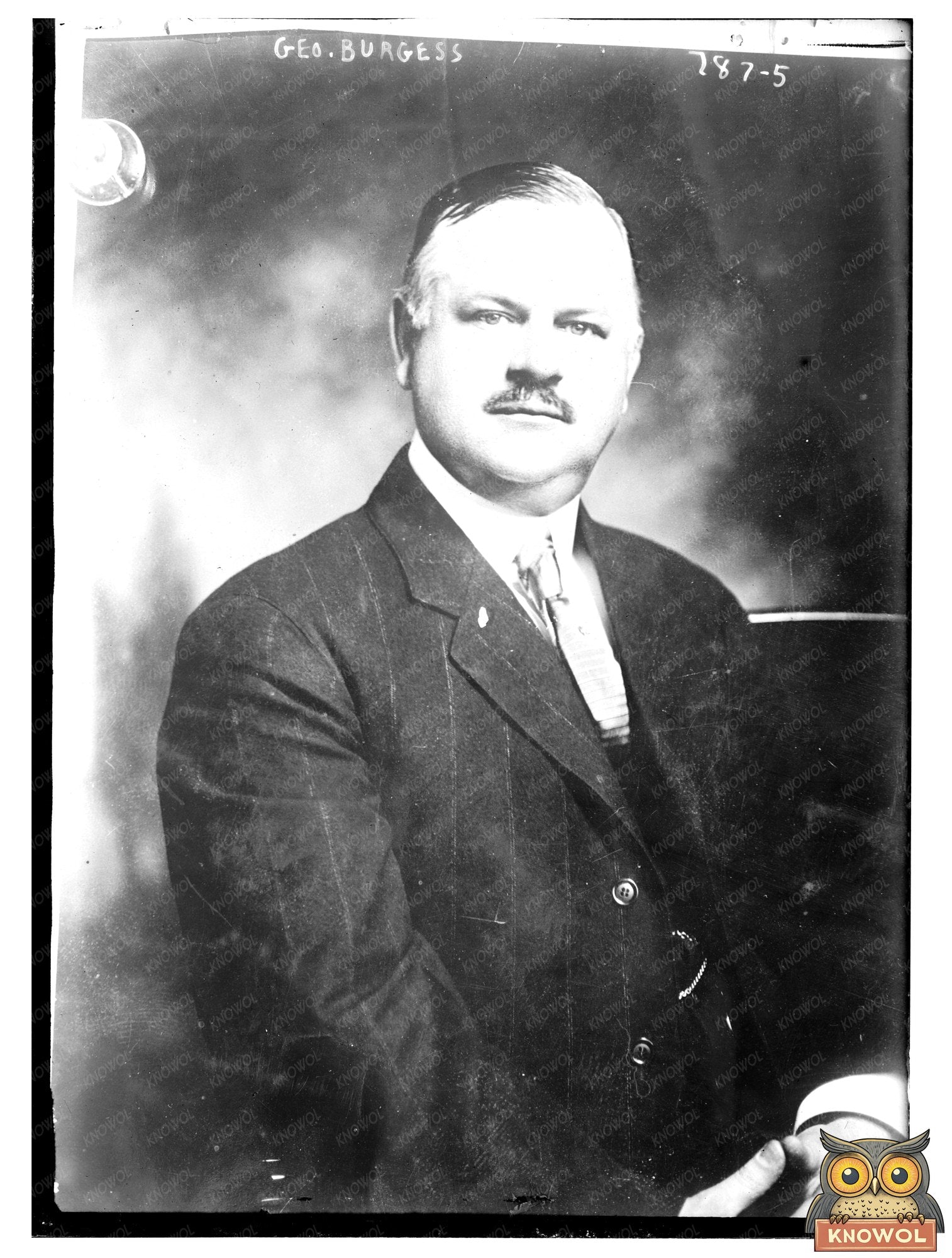Geo. Burgess: Icon of Early 20th Century America