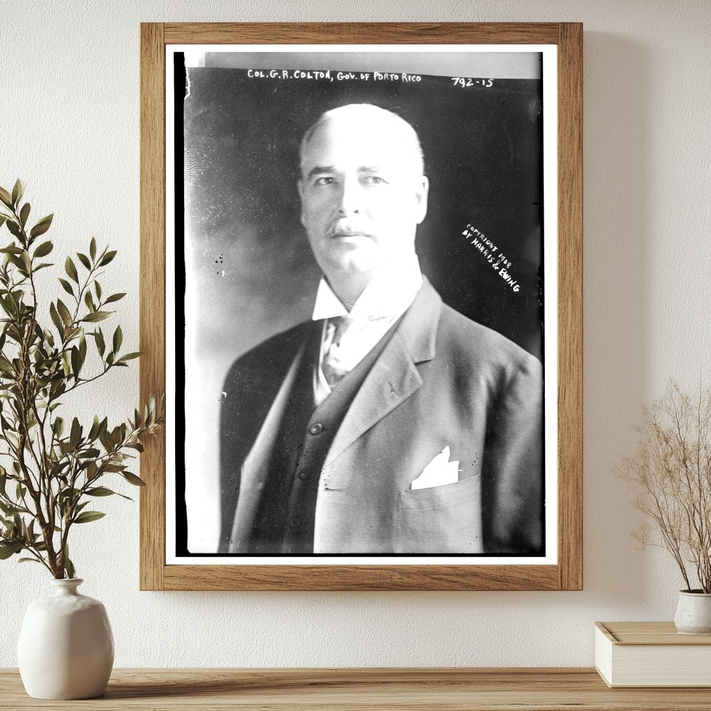Governor Col. G. R. Colton of Puerto Rico, 1908