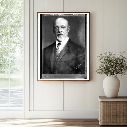 Historic Portrait of Chemist Prof. Ira Remsen, 1909