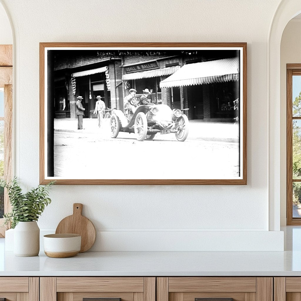 Reginald Vanderbilt in Classic Auto, Newport Elegance