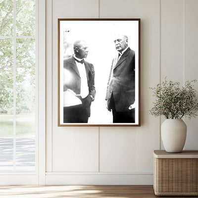 Booker T. Washington with Governor Wilson, 1909