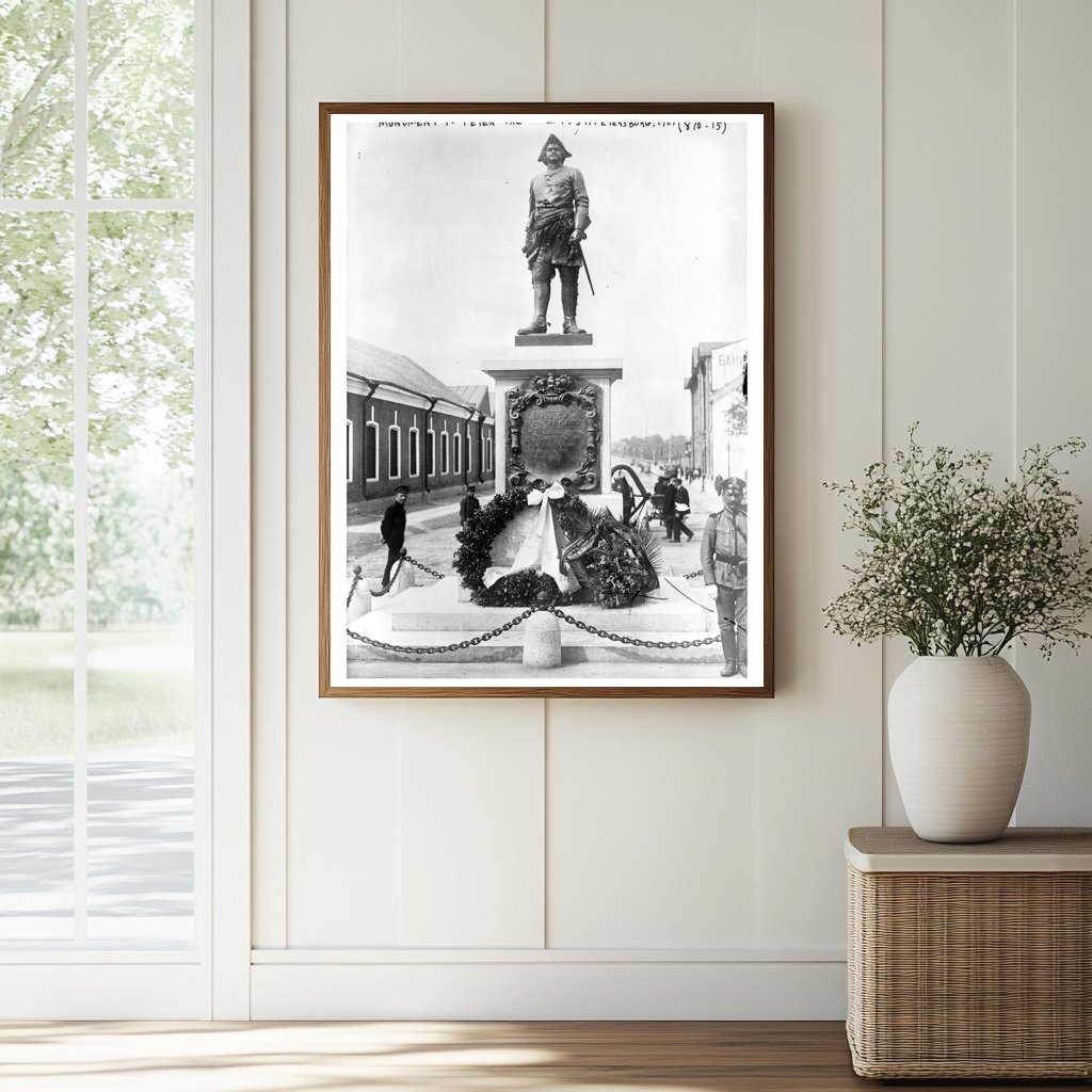 1909 St. Petersburg: The Iconic Bronze Horseman Statue