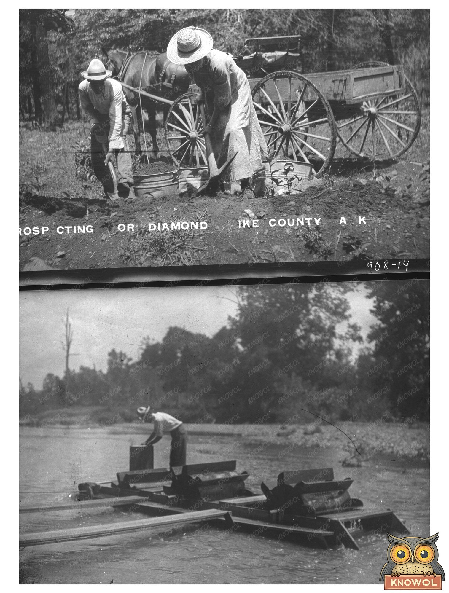 Early 20th Century Diamond Prospectors in Arkansas