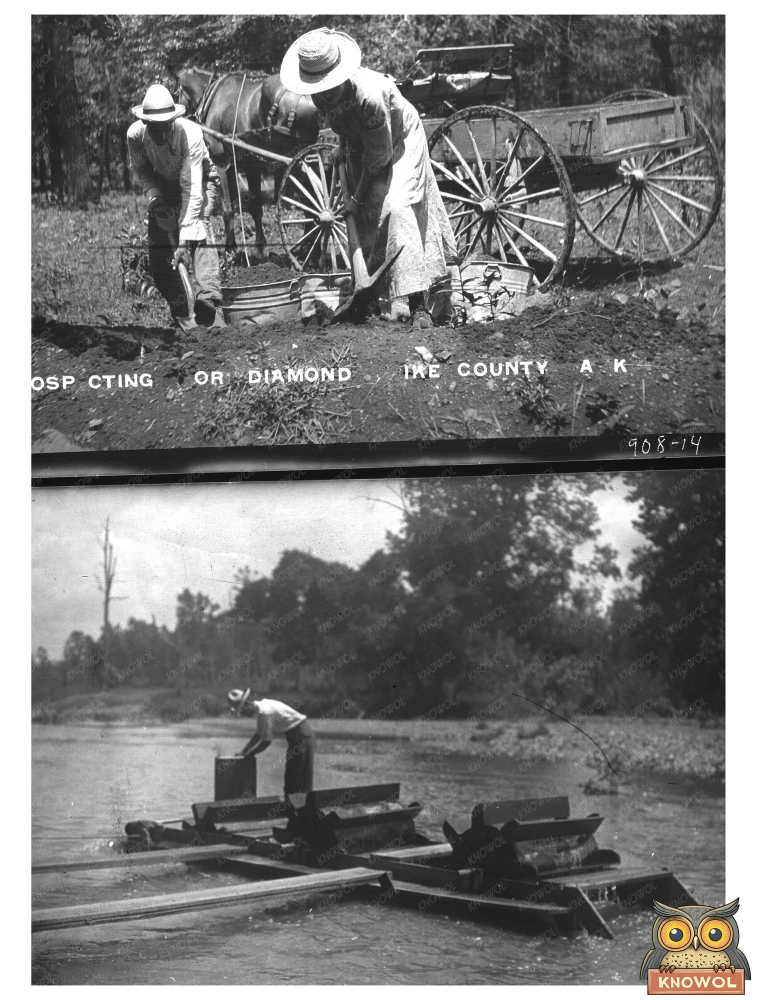 Diamond Panning at Pike Countys Historic Crater