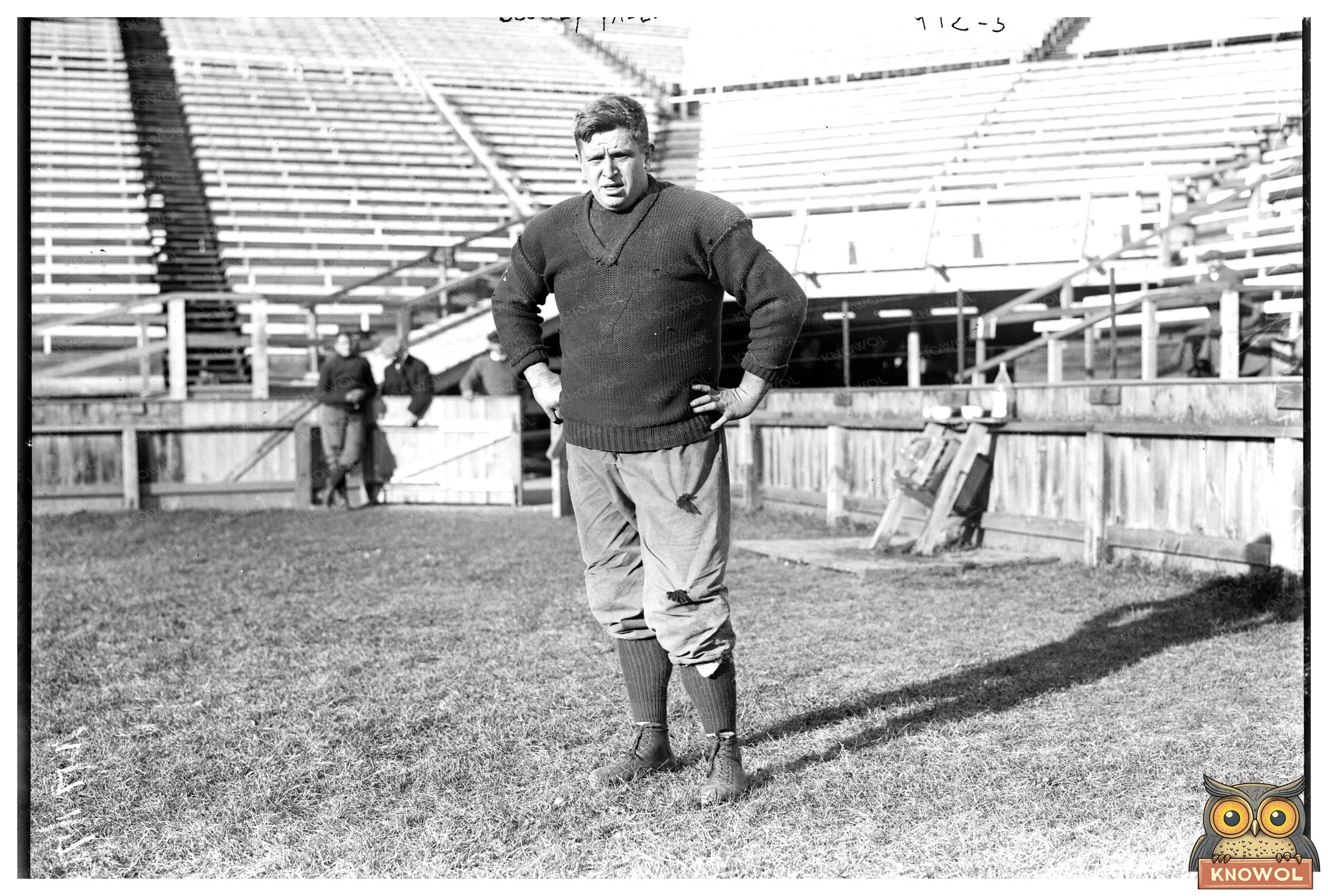 Yale Football Star Cooney in Action on the Field