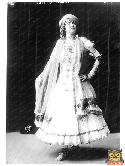 Ruth St. Denis: Pioneering Dancer, 1909 Photograph