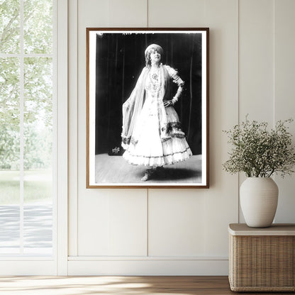 Ruth St. Denis: Pioneering Dancer, 1909 Photograph