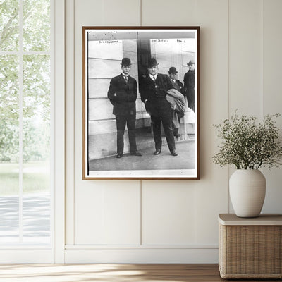 Historic Portrait of Gov. Eberhart & Jim Jeffries