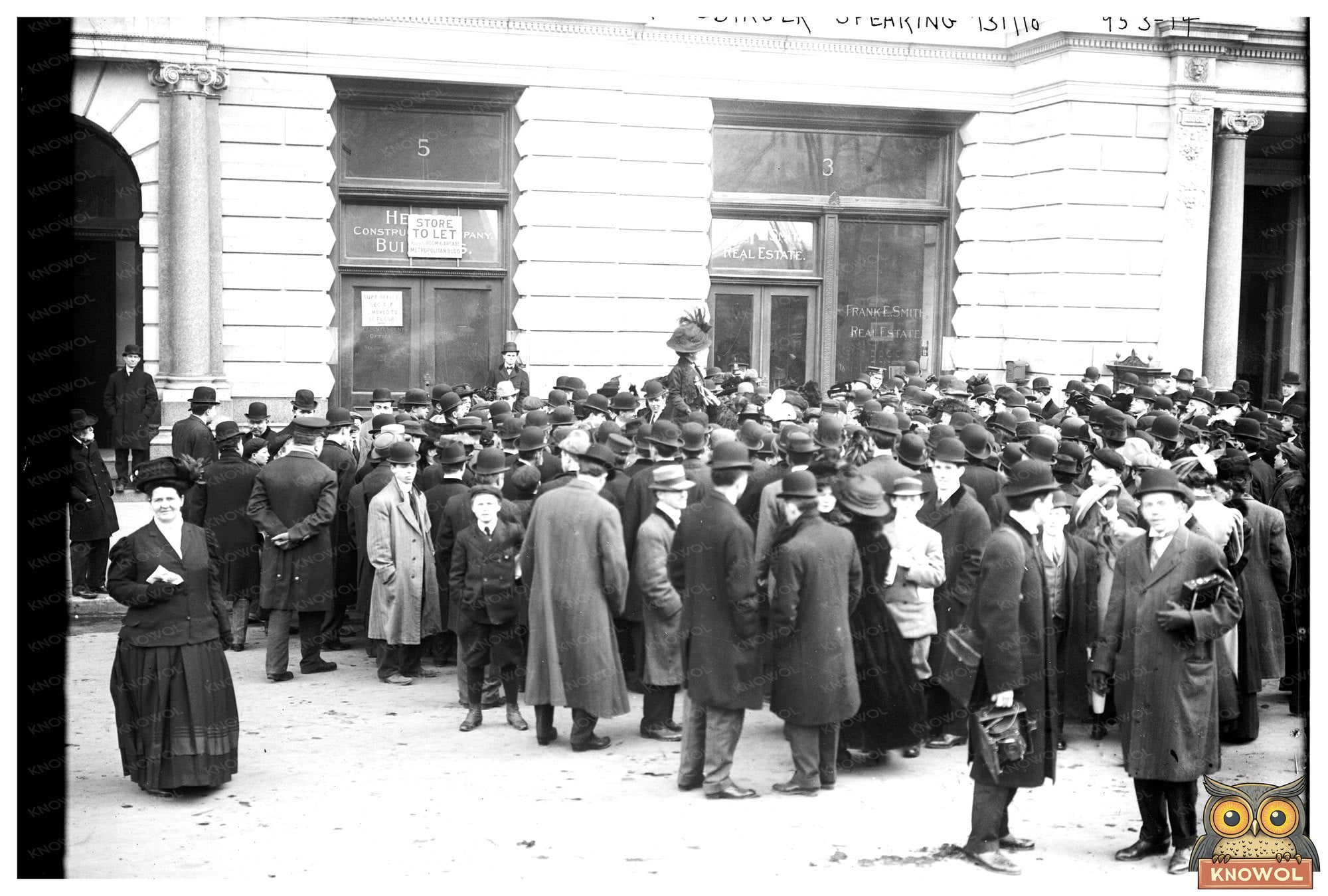 Historic Street Speech: Inspiring Crowd in NYC, 1910