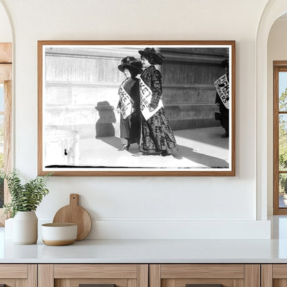 Defiant Women on Picket Lines, New York Protest 2010