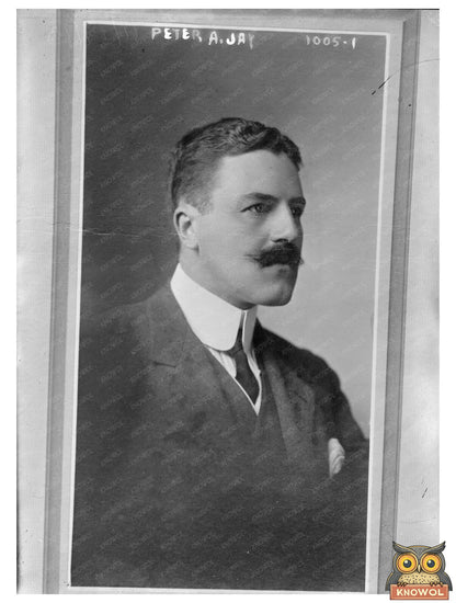 1913 Portrait of Influential Leader Peter A. Jay