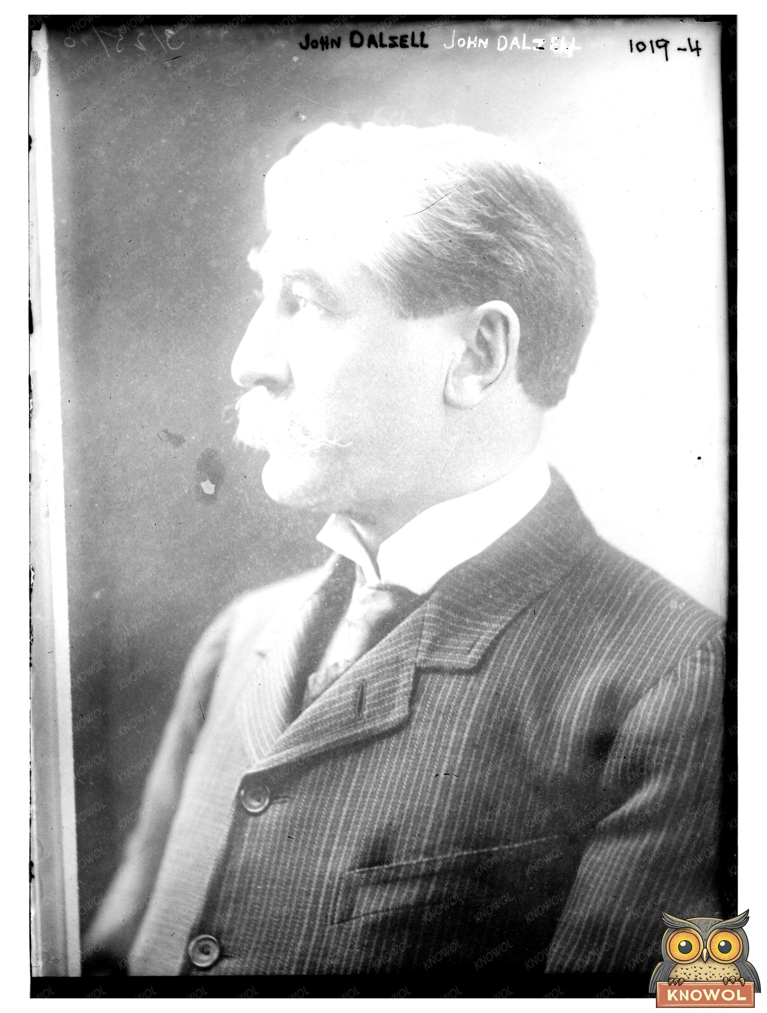 John Dalsell: Prohibition Leader, March 1910 Photo