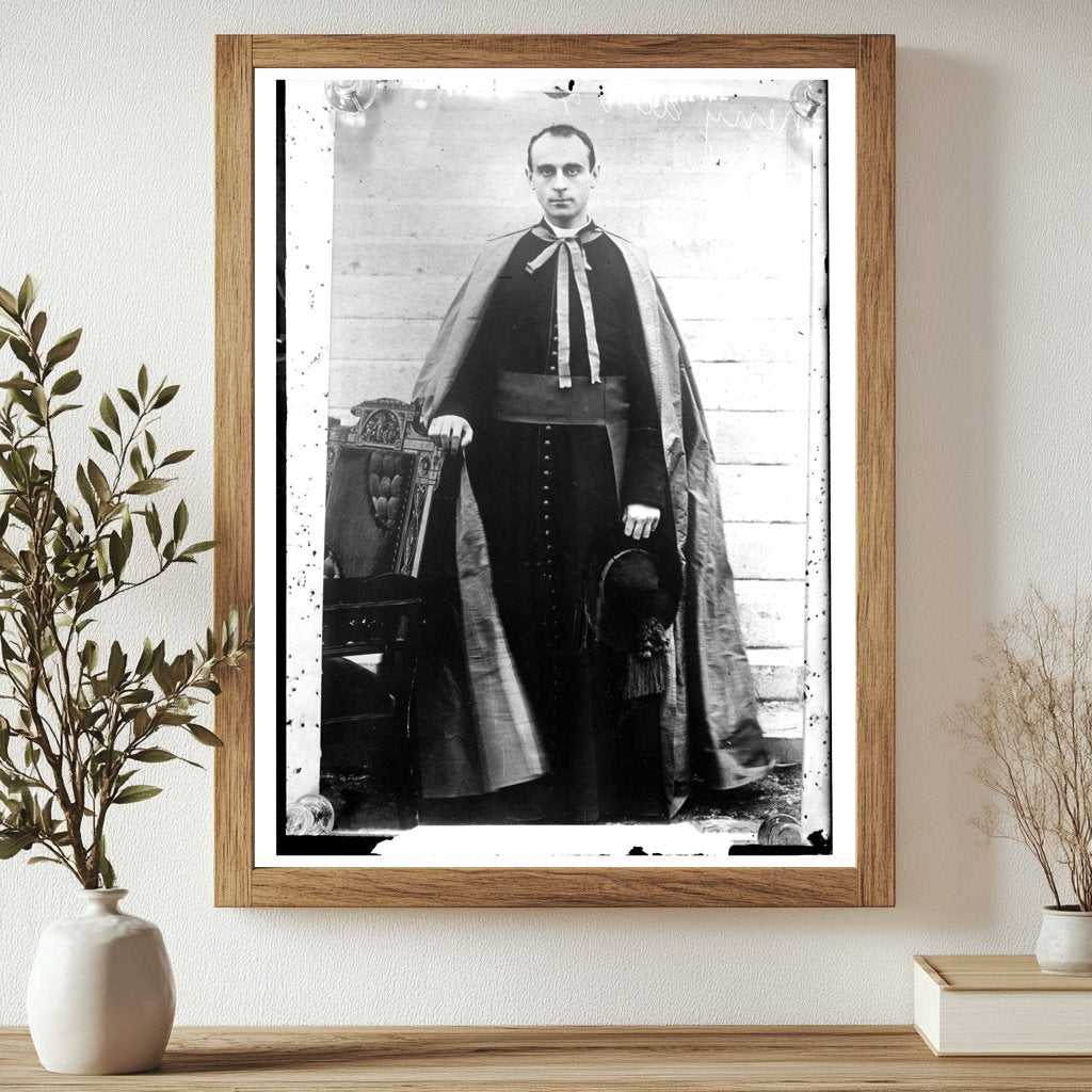 Cardinal Merry Del Val Posed Elegantly by Chair