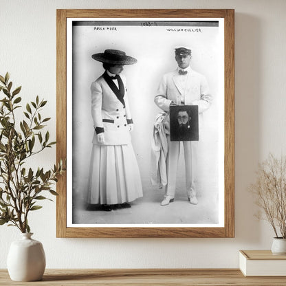 1900s Duo Showcasing a Cherished Memory Together