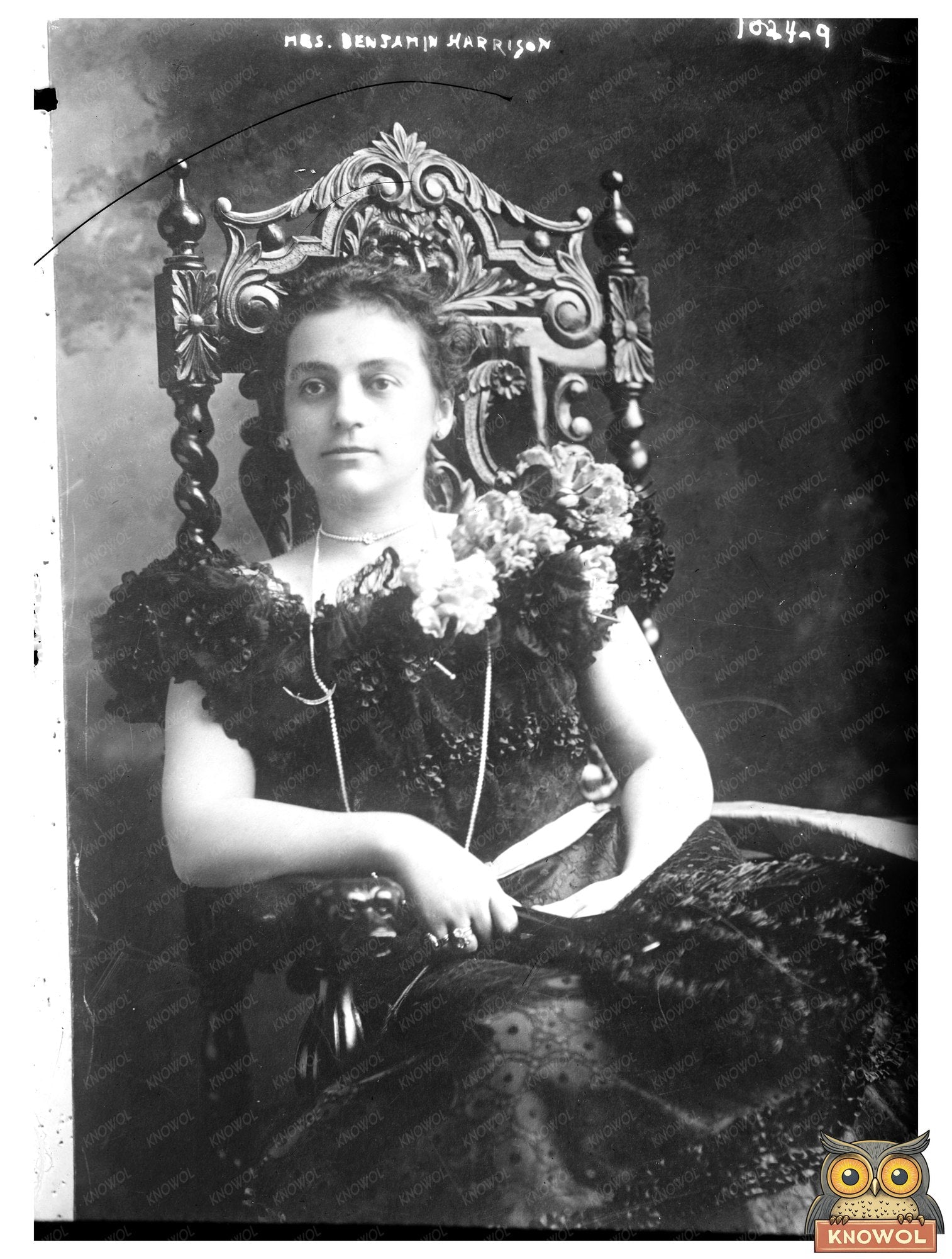 Elegant Portrait of Americas First Lady, 1889-1893