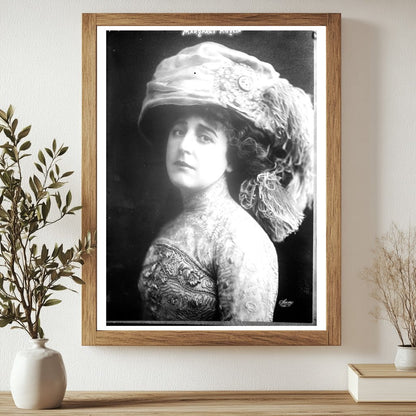 Captivating Portrait of Early 20th-Century Actress