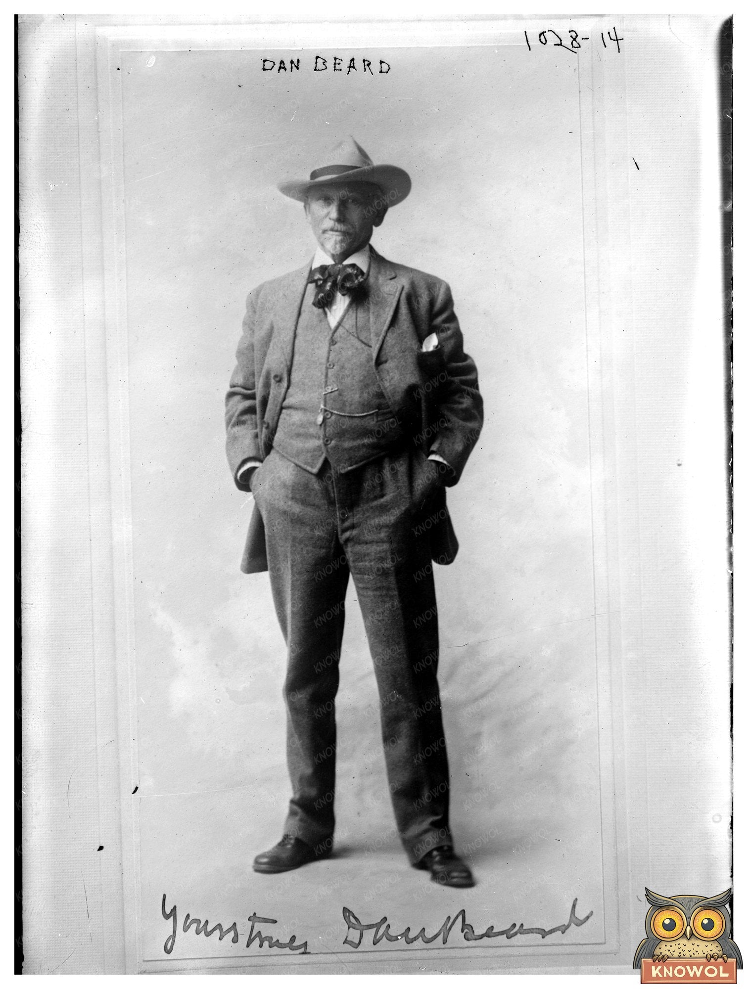 Vintage Portrait of a Notable Cultural Icon