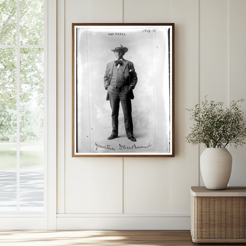 Vintage Portrait of a Notable Cultural Icon