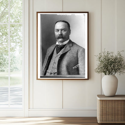 Vintage Portrait of a Notable Historical Figure