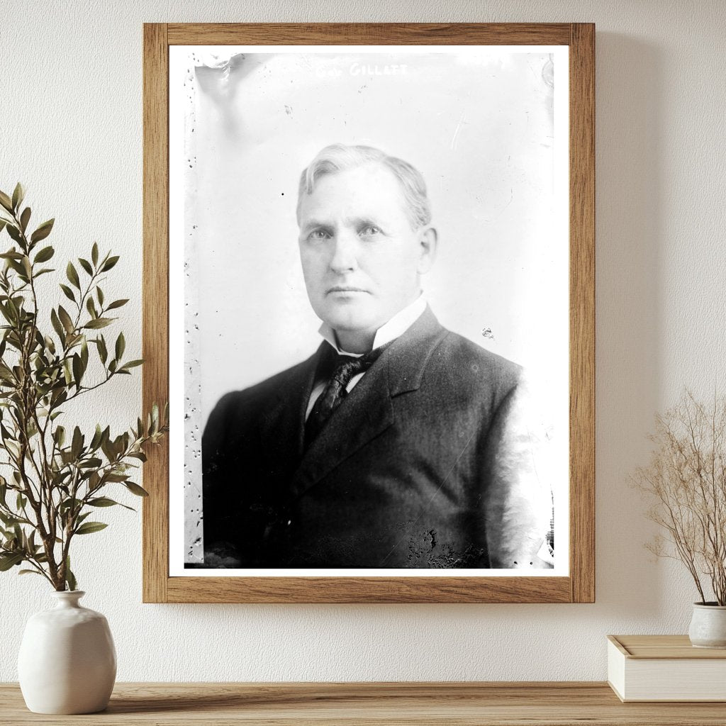 California Governor Gillett: A Glimpse of 1910
