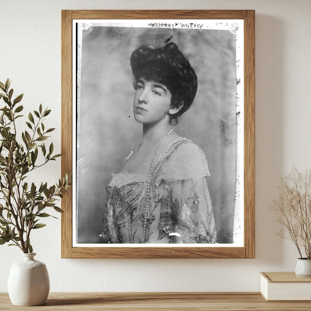Elegant Portrait of a 19th Century Society Woman