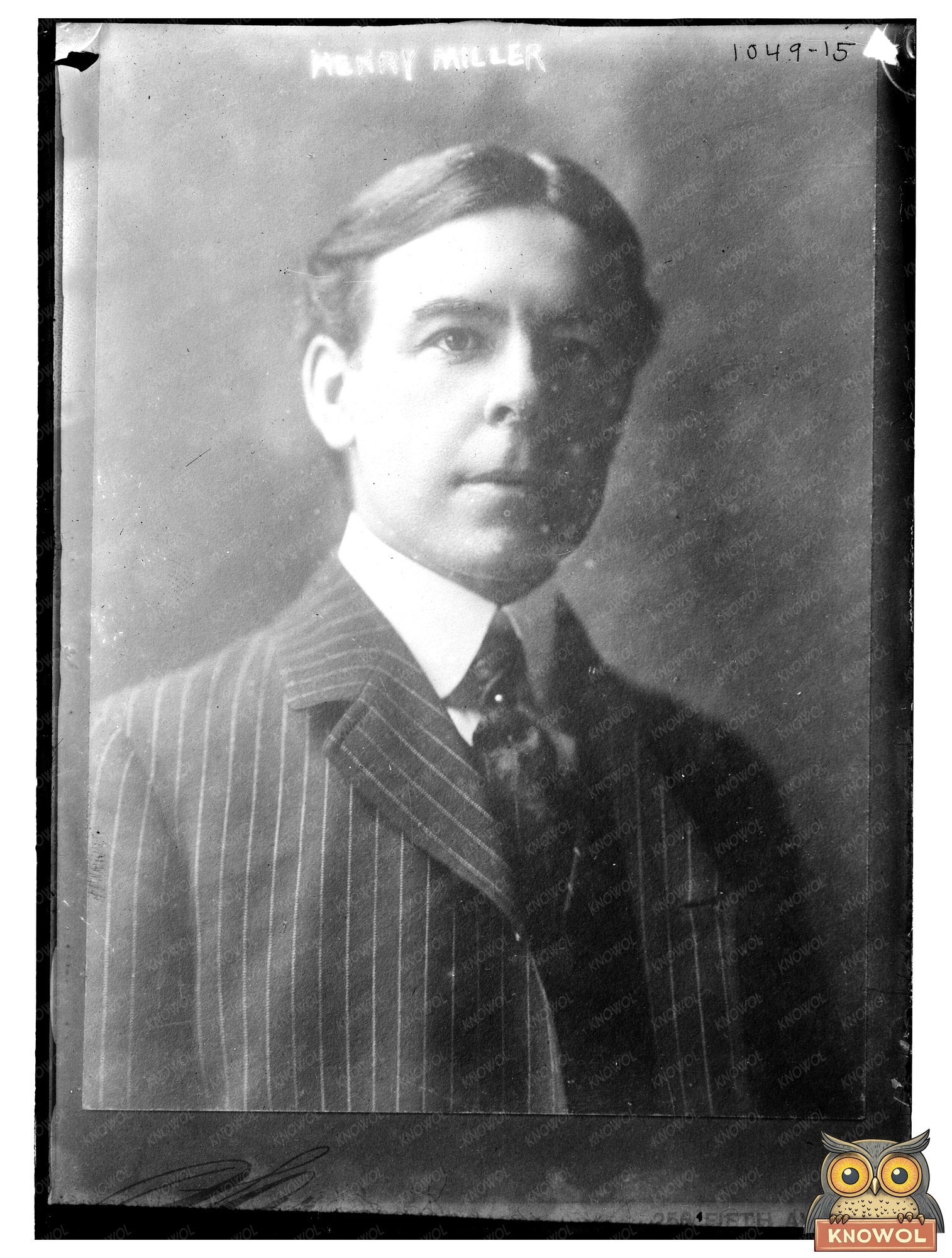 Early 20th Century Icon: Henry Miller Portrait