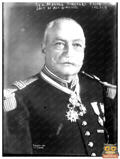 1906 Portrait of Gen. Cosio and Marine Clarke