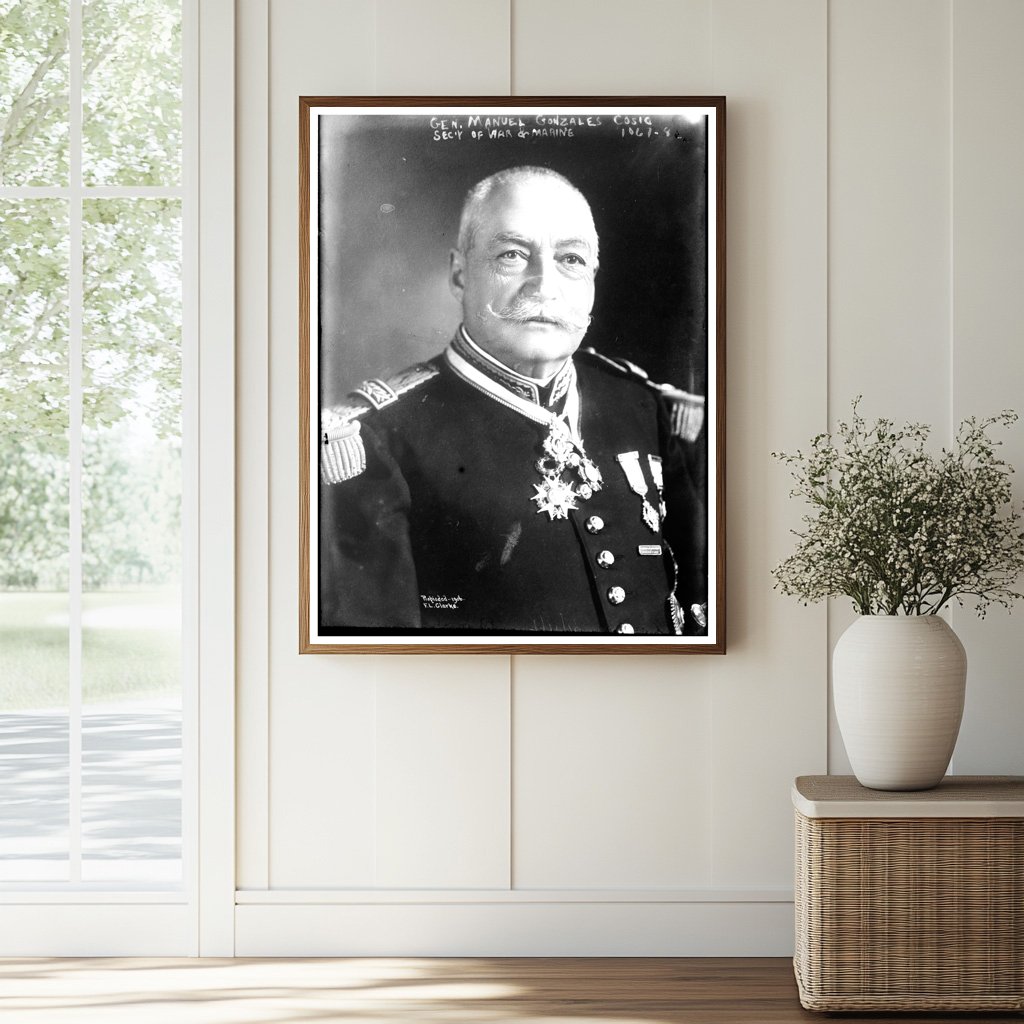 1906 Portrait of Gen. Cosio and Marine Clarke