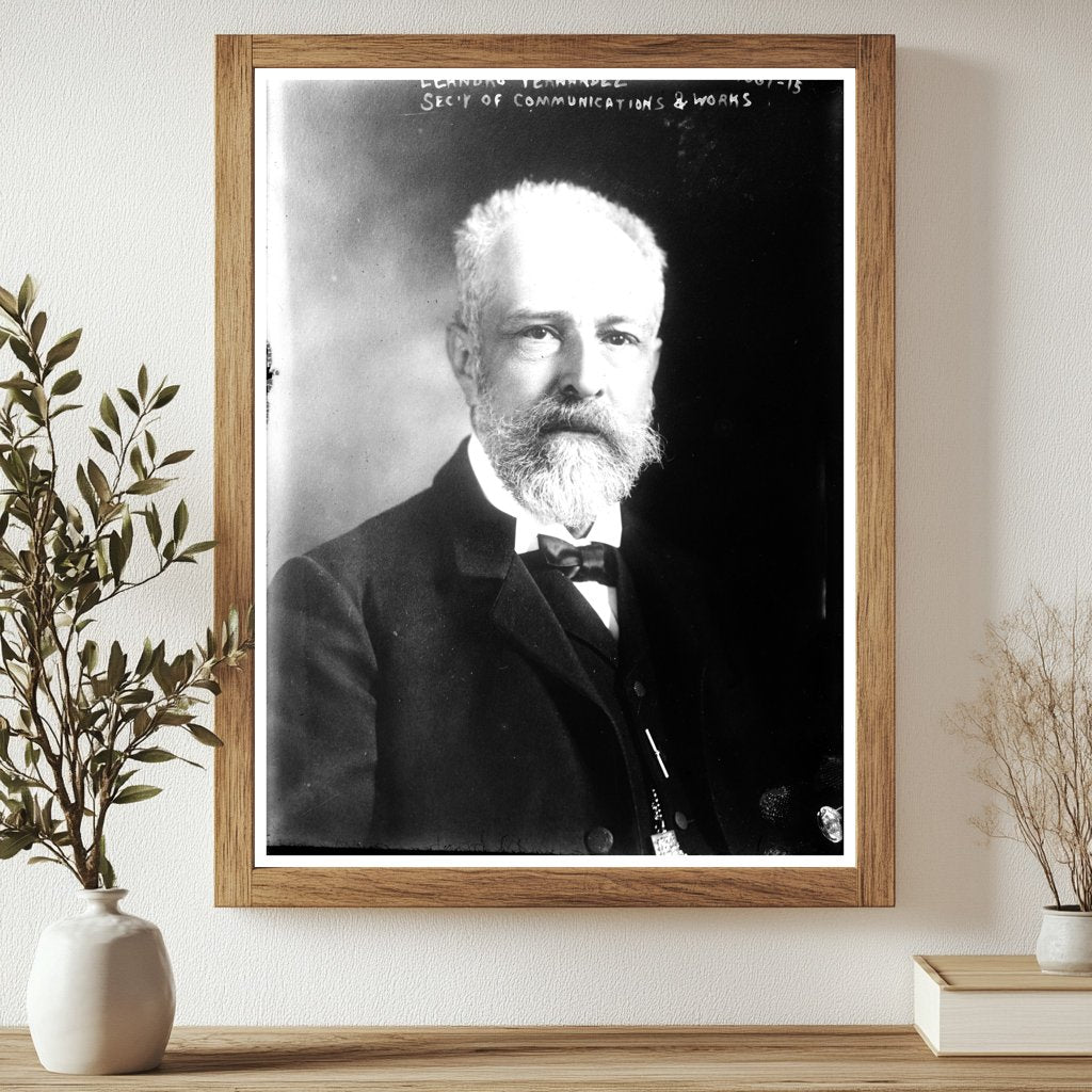 Historical Portrait of Puerto Ricos 1910 Leader
