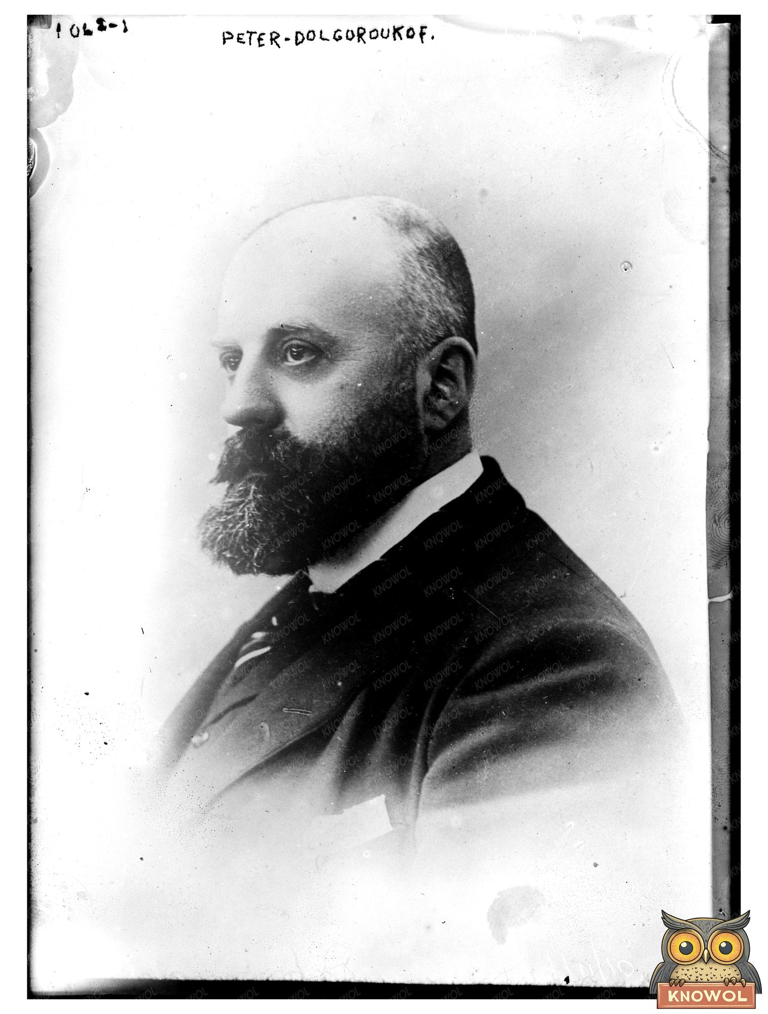 Historic Portrait of Russian-American Pioneer, 1910