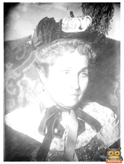 Elegant Portrait of Philanthropist Phoebe Hearst
