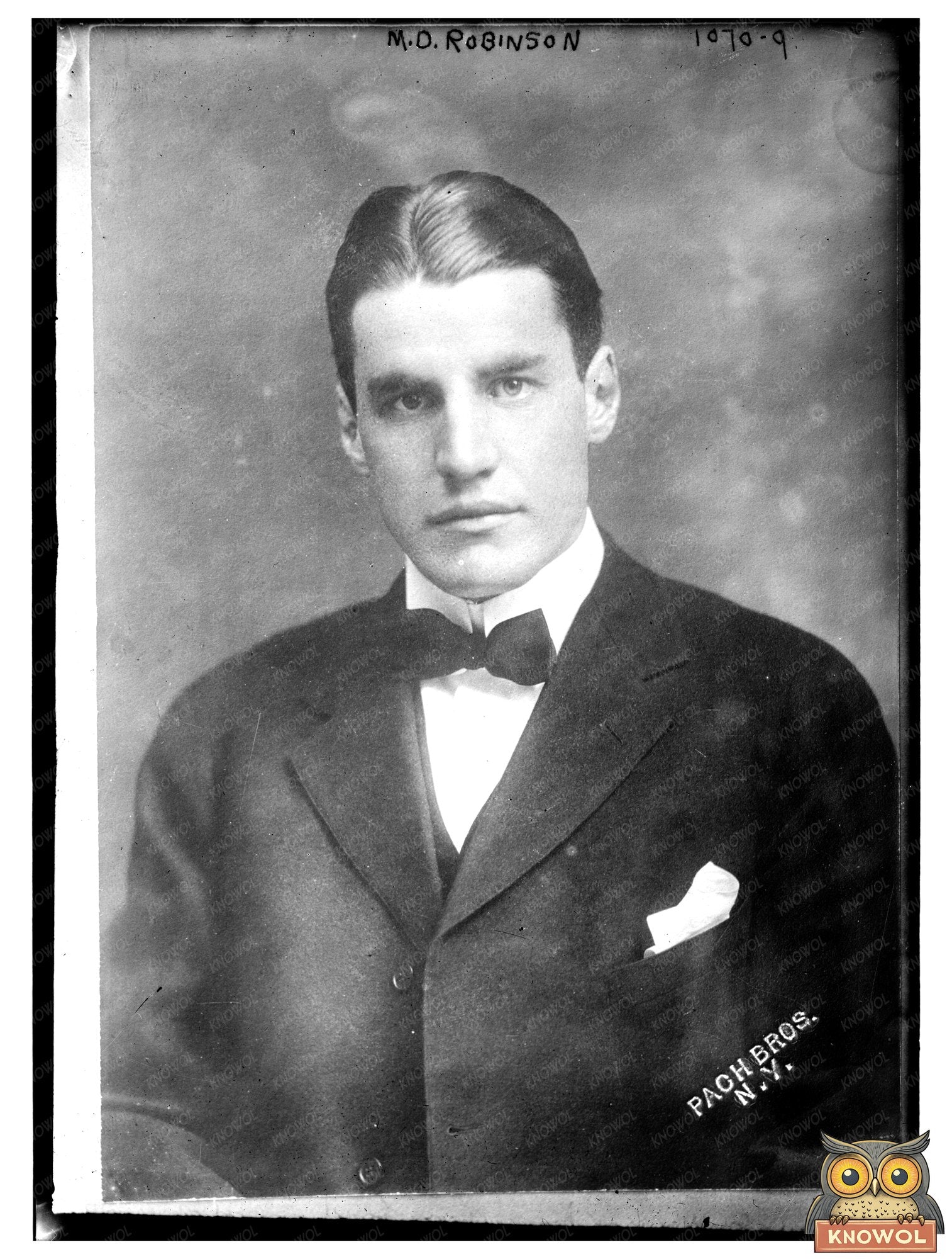 Vintage Portrait of a Notable Early 20th Century New Yorker