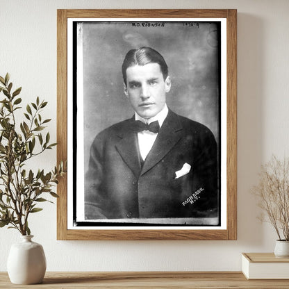 Vintage Portrait of a Notable Early 20th Century New Yorker