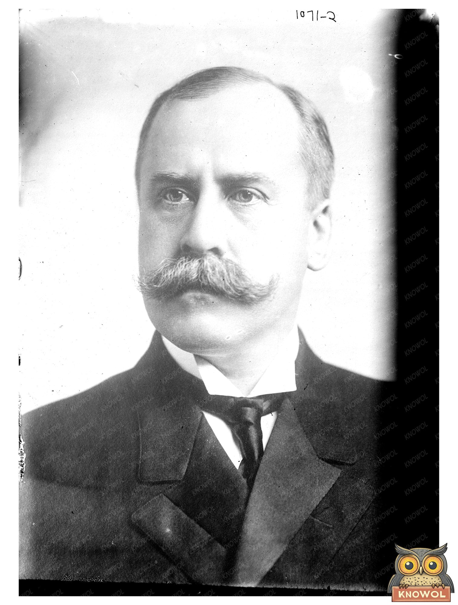 Historic Portrait of Maines Early 20th Century Governor