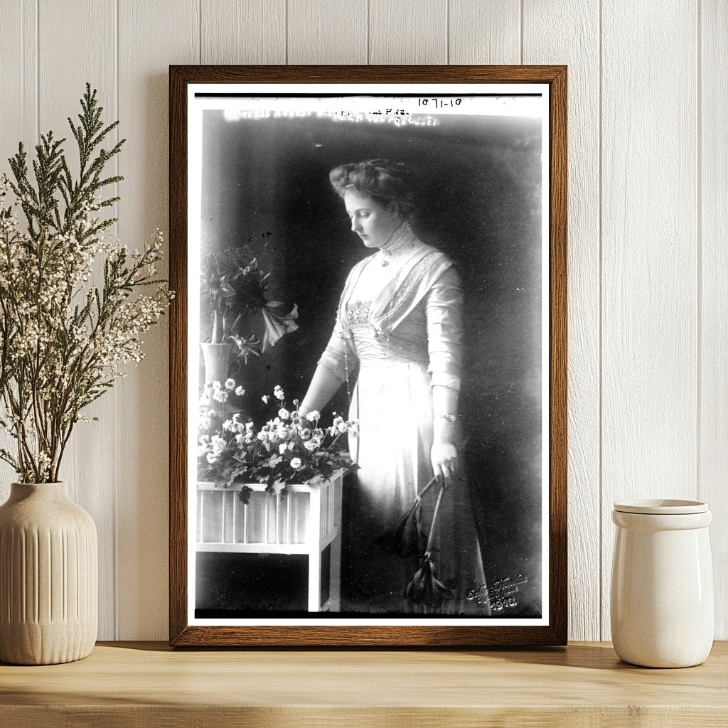 Elegant Portrait of Princess August Wilhelm, 1910