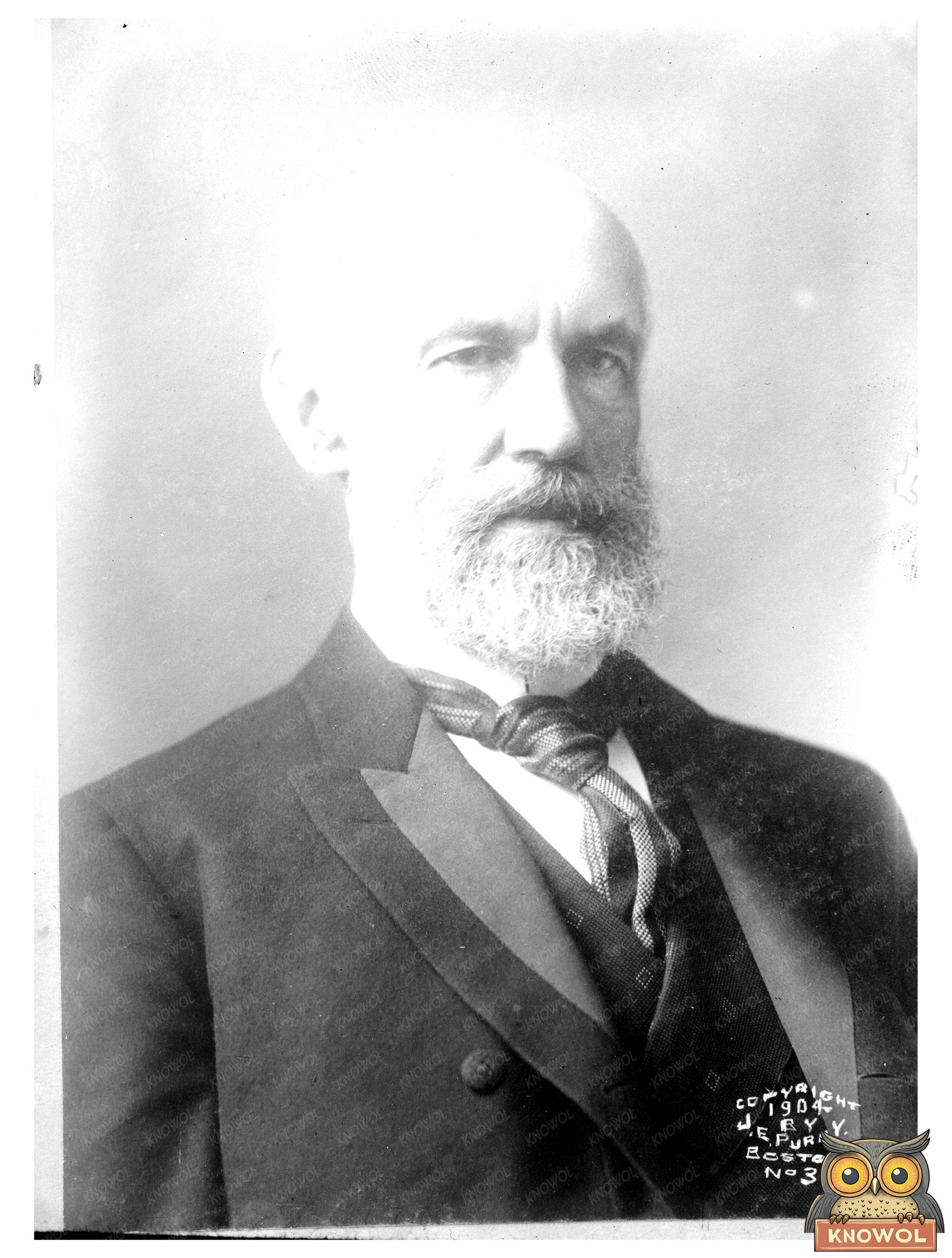 1904 Portrait of Influential Psychologist Dr. Hall