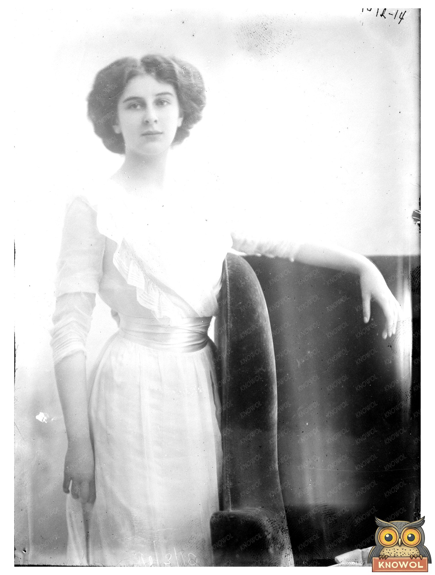 Elegant Portrait of Jessie M. Drake, 1910