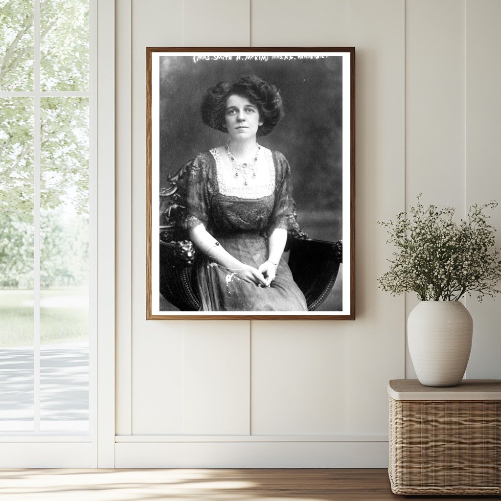 Elegant Portrait of Mrs. Smith H. McKim Seated